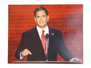 Foto firmada por Marco Rubio 11x14 del senador de Florida autografiada - Imagen 1 de 1