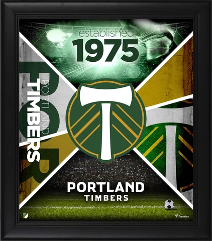 Portland Timbers Framed 15" x 17" Team Impact Collage Cover
