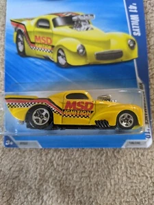 Hot Wheels 2010 HW Performance #08/10 amarillo 41 Willys 5 radios envío gratuito a EE. UU. - Imagen 1 de 4