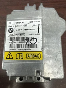 BMW 3 SERIES SRS CONTROL MODULE PN: 65.77-9166057-01 (P) - Picture 1 of 4