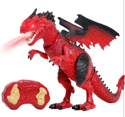 Remote Control RC Dragon Dinosaur with Fire Water Mist (Brand New) - Image 1 of 4