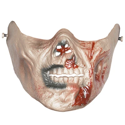New Army Zombie Skull Half-face Corpse Airsoft Paintball Tactical Protect Mask A - Image 1 of 4