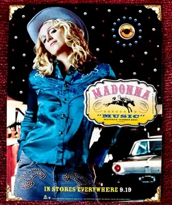 MADONNA MUSIK PROMO THEKENSTÄNDER PLATTENLADEN 2001 NEUES ALBUM VERÖFFENTLICHEN NEUES POSTER - Bild 1 von 7