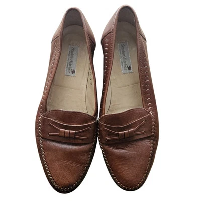 Stanley Blacker Made In Italy Men’s 11 M Leather Loafer Dress Shoes - Image 1 of 4