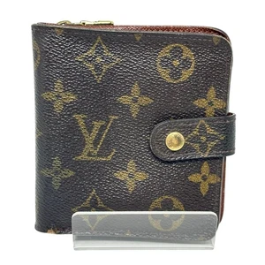 Cartera Louis Vuitton LV monograma compacta con cremallera - Imagen 1 de 12