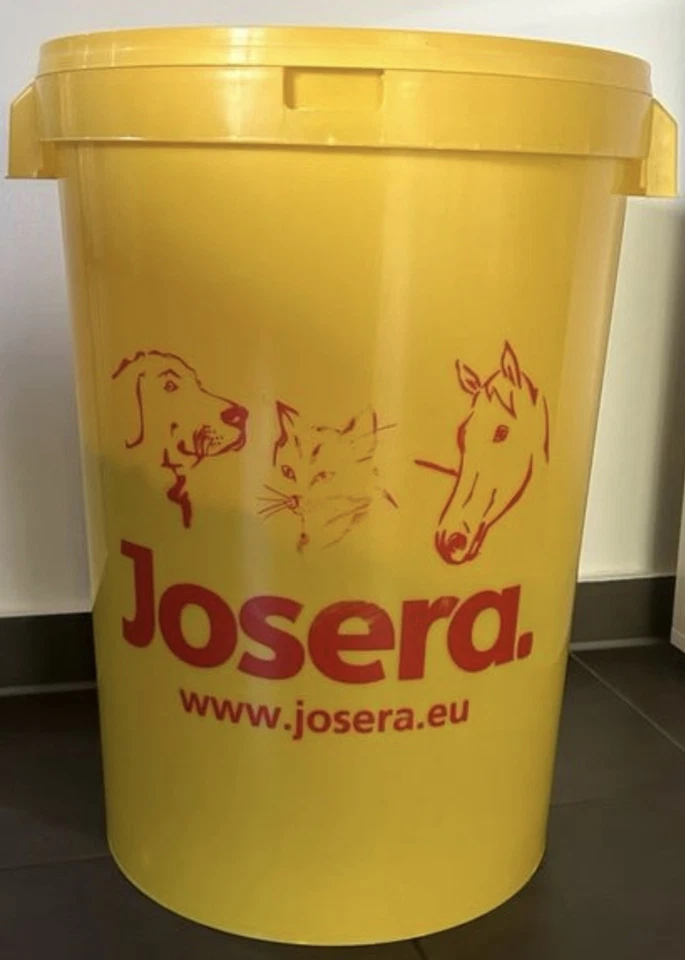Leere Futtertonne Josera für Trockenfutter Hund, Katze, Pferd Gebraucht ~20ltr - Bild 1 von 1