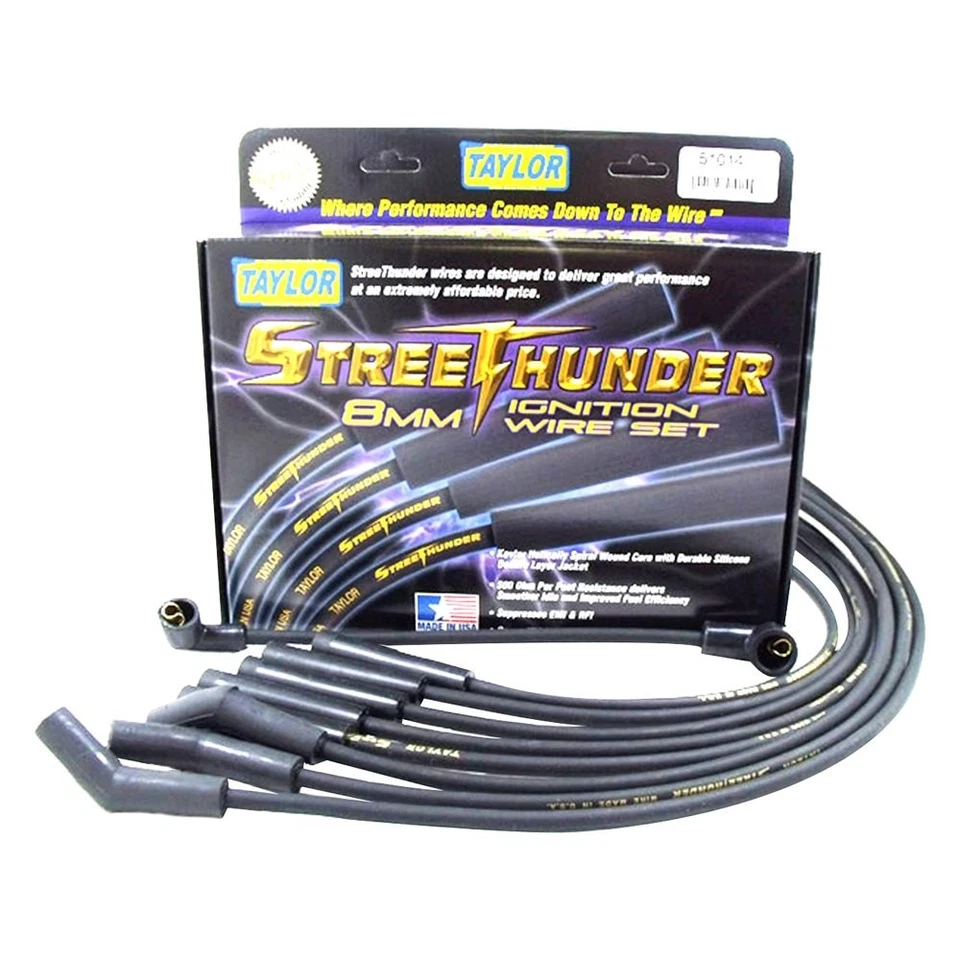 For Cadillac Eldorado 70-73 Taylor Cable Street Thunder 8mm Ignition Wire Set Foto 1 de 3