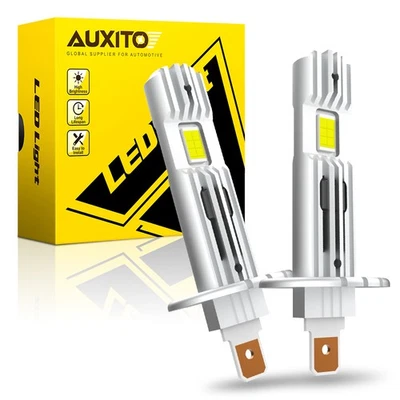 AUXITO H1 LED Headlight Bulb 50000LM Kit High Low Beam Lamp 6500K Super White - image 1 of 4