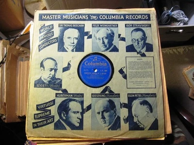 1931 Felix Weingartner London Handel CONCERTO GROSSO D Major COLUMBIA LX 803 /4 Foto 1 de 4