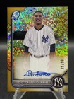 2022 Bowman Chrome 1st RODERICK ARIAS Gold Mini Diamond Refractor Auto /50