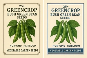 25+ Greencrop Busch grüne Bohnen Samen | gentechnikfrei Erbstück | Gemüse Garten Samen - Bild 1 von 1