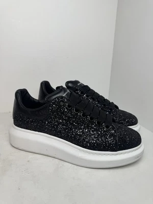 Zapatillas Alexander McQueen Gran Tamaño Negro Cristal Talla 40.5 Usadas Foto 1 de 4