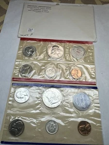 1962 U.S. Silver Mint Set, Complete 10-Coin Set, P & D w/ Envelope - Picture 1 of 15