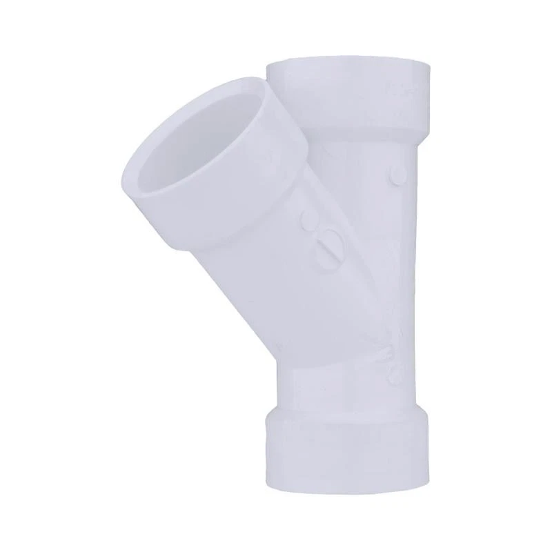 Charlotte Pipe PVC006000600 DWV Schedule 40 PVC Wye 1-1/4 Hub Dia. in. - Image 1 of 1