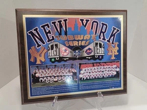 Yankees/Mets Subway 2000 World Series Wooden Plaque - 16"x13"  - Picture 1 of 10