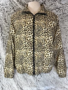 Chaqueta cortavientos deportiva Napa Valley con estampado de animales guepardo cremallera ligera pequeña - Imagen 1 de 12