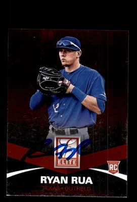 Signed Baseball Card Auto Ryan Rua 2015 Panini Elite #20 Texas Rangers - Image 1 of 2