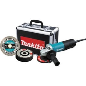 4-1/2 in. Paddle Switch AC/DC Angle Grinder with Case and Grinding Wheels New! - Picture 1 of 4