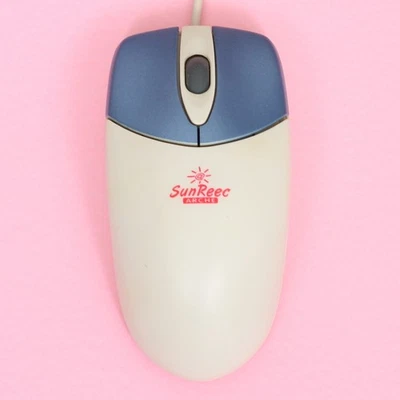 Vintage SunReec Arche 2-Button PS/2 3D Intelli Computer Mouse with Scroll Wheel  - Image 1 of 4