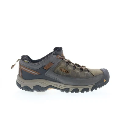 Keen Targhee 3 1017784 Mens Green Leather Lace Up Athletic Hiking Shoes