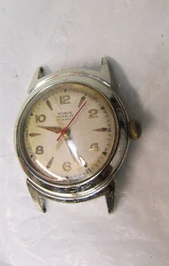 Vintage Rubin Incabloc 17 Juwelen Herrenuhr für Teile oder Reparaturen - Bild 1 von 8
