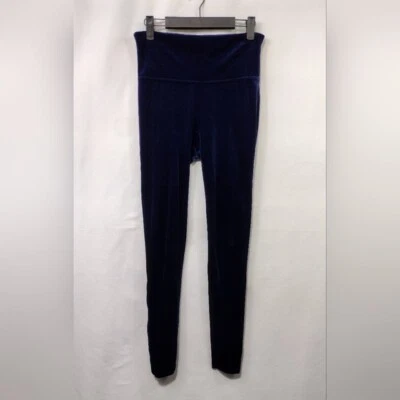 Leggings Spanx Terciopelo Brillante Para Mujer M Azul Informal Cómodos Deportivos Minimalistas Retro Foto 1 de 4