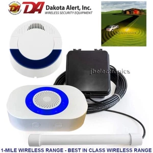 DAKOTA ALERT DCPA-4K PLUS PROBE DRIVEWAY ALARM - 50' WIRE + DCR-4000 - Picture 1 of 10