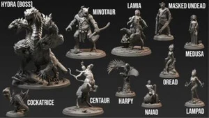 3D Printed - Resin - Fantasy - Miniatures - 19 - Picture 1 of 1