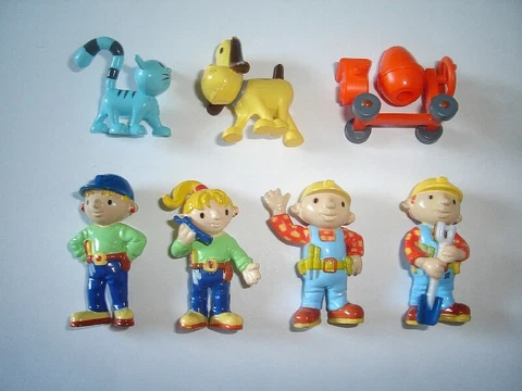 BOB THE BUILDER FIGURINES SET BIP GERMANY - FIGURES COLLECTIBLES MINIATURES Cover