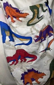 vintage dinosaur Fitted Tween sheet Spring Industries USA Polyester Cotton - Picture 1 of 8