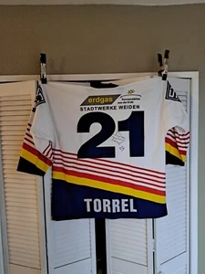 Signed Doug Torrel #21 Weiden XL Rare  100% Polyester Martin 28 Straka Jersey - Picture 1 of 13
