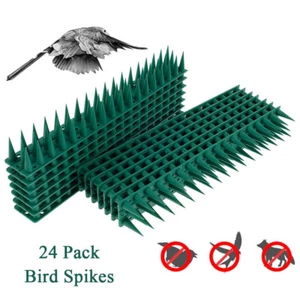 10m Bird Spikes Deterrent Anti Cat Human Possum Spiked Fence Mouse Pest Control - Picture 1 of 23