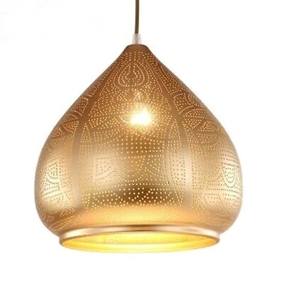 Moroccan Pendant Light Turkish Chandelier;Vintage Chandelier;Industrial Porou... - Image 1 of 4