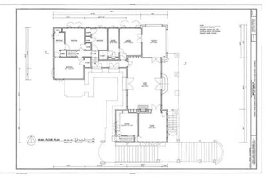 Shingle Style home, house plans, 4 bedrooms 2 baths, spacious living PRINTED SET - Picture 1 of 9