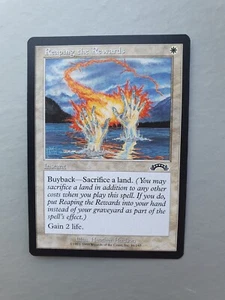 Reaping the Rewards , MTG Exodus (1998), Common White Instant NM - Picture 1 of 2