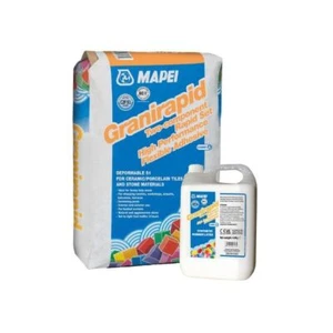 Adhesivo de azulejos flexibles S1 Mapei Granirapid 2 partes ajuste rápido en gris o blanco - Imagen 1 de 1