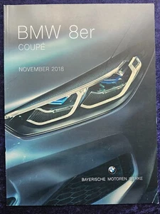 BMW 8 8er Coupe, 840d, M850i Prospekt 11.2018 - Picture 1 of 10