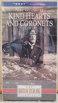 King Hearts and Coronets starring Alec Guiness on VHS (sealed) Foto 1 de 2