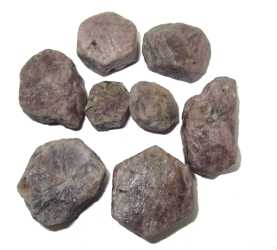 100% Natural Ruby Corundum 467.40 Ct/ 8 Pcs Lot Loose Gemstones With Free Gift - Image 1 of 3