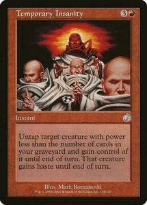 4 Temporary Insanity 4x x4 - LP - Torment - SPARROW MAGIC mtg - Imagen 1 de 1