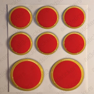 Montenegro Air Force Stickers Roundel Cockade 3D Adhesive Flag Resin Domed - Picture 1 of 1
