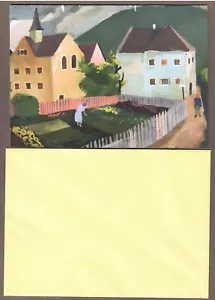 Holocaust Museum Wachtel Painting # 1 Note Card with Envelope - I Combine S/H - Picture 1 of 2