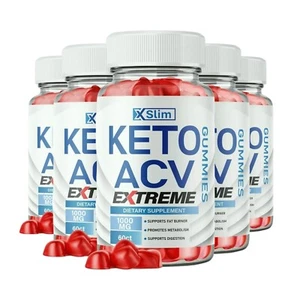 5-Pack XSlim Keto ACV Gummies Extreme - XSlim Keto ACV Gummies - 300 Gummies - Picture 1 of 5