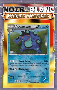 Crapustule Reverse - NB03:Nobles Victoires - 24/101 - Carte Pokémon Française - Imagen 1 de 1