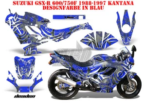 KIT GRÁFICO DE DECORACIÓN DE CARRERAS AMR SUZUKI GSX-R GSX R 600/750/1000/1300 DEADEN B - Imagen 1 de 12