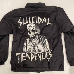 Rare! Suicidal Tendencies ST Flipskull Windbreaker Jacket Small SOLD OUT Sweater - Picture 1 of 12