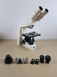 microscopio Zeiss Axiolab E re con 4 obiettivi Achroplan - Foto 1 di 24