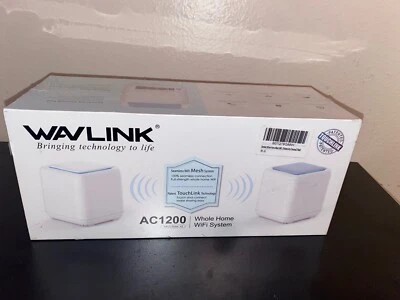NEW*Wavlink Whole Home Mesh WiFi System (2-Pack), Dual Band AC1200 - Image 1 of 4