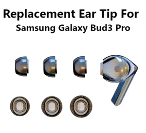 Silicone Replacement Ear tips for Samsung Galaxy Buds 3 Pro SM-R630 Earbud 1 Set - Picture 1 of 2