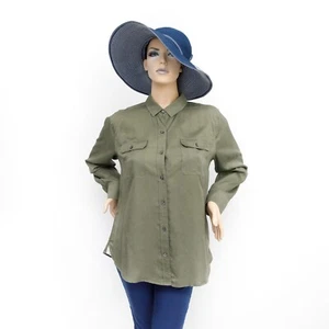 Camicia Tommy Bahama verde con bottoni grande nuova con etichette - Foto 1 di 13